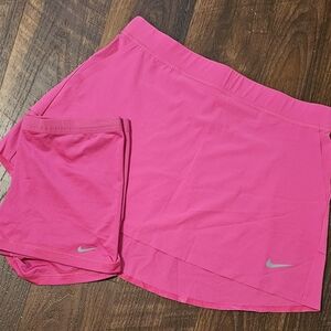 Nike Fuchsia Sports Skirt with Inner Shorts